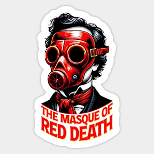 Edgar Allan Poe The Masque of Red Death Sticker